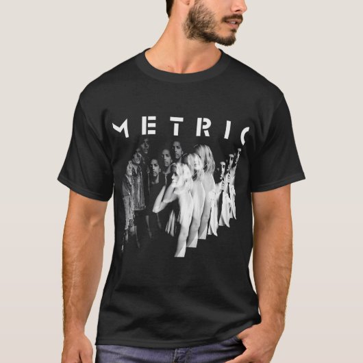 METRIC BAND     (4) Tシャツ (正面)