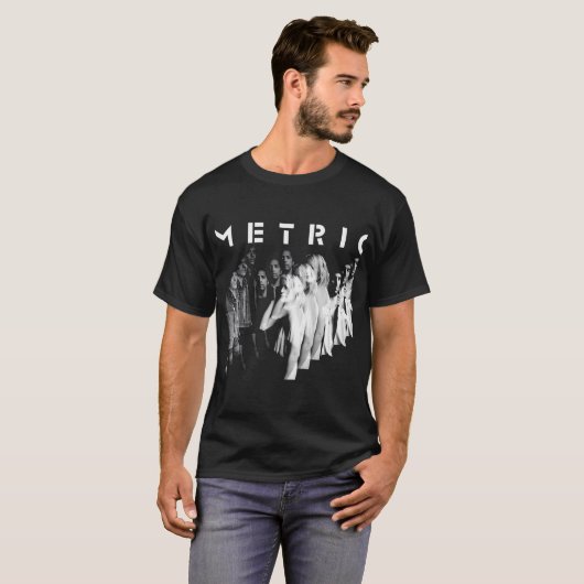 METRIC BAND     (4) Tシャツ (正面フル)