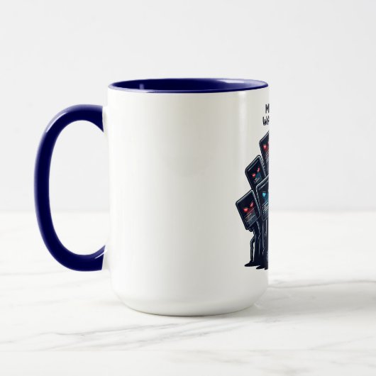 Metrics are Watching You Game Marketer マグカップ (左)