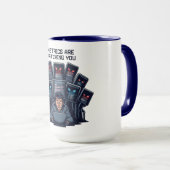 Metrics are Watching You Game Marketer マグカップ (正面右)