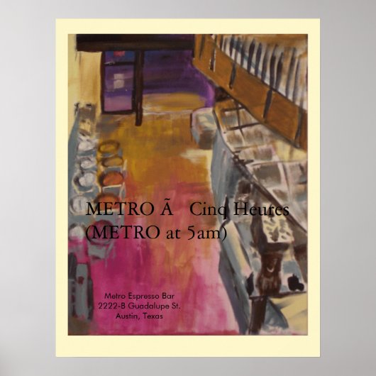 METROポスターアート ポスター (正面)