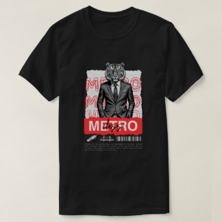 Metro Class: El Look del Tigre en Traje Tシャツ