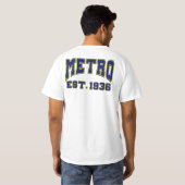 METRO Est 1936 Tシャツ (裏面フル)