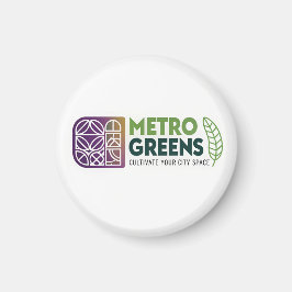 Metro Greens Urban Farming T-Shirt | City Gardener マグネット