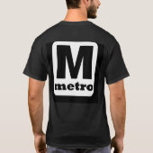 Metroblack Tシャツ (裏面)