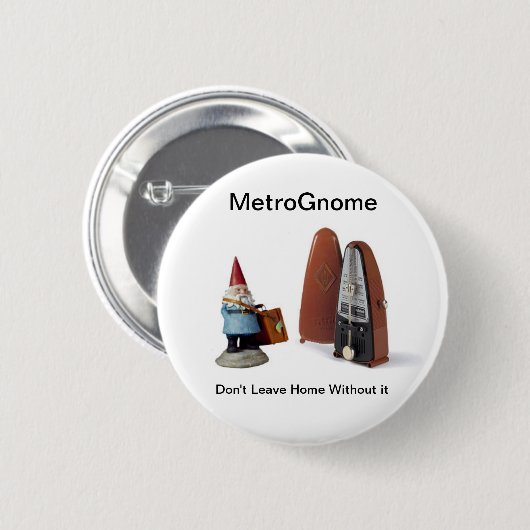 MetroGnome (ボタン) 缶バッジ (正面&裏面)