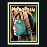 "Metropolis" Art Deco Poster ポスター<br><div class="desc">Poster from the 1927 movie  Metropolis - a 1927 German expressionist epic science-fiction drama film directed by Fritz Lang.</div>
