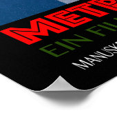 METROPOLIS Ein Film Von Fritz Lang Old German Film ポスター (角)