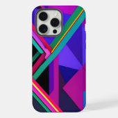 Metropolis Grid：デジタル反射 iPhoneケース (裏面)