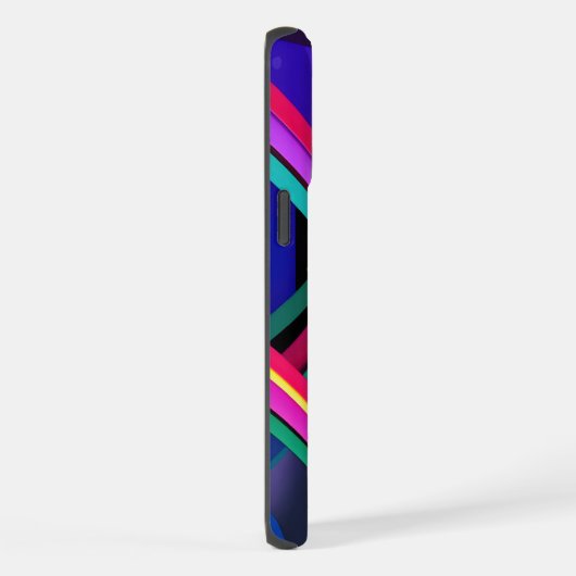 Metropolis Grid：デジタル反射 iPhoneケース (右側面)