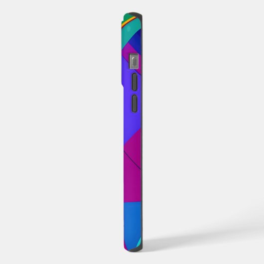 Metropolis Grid：デジタル反射 iPhoneケース (左側面)