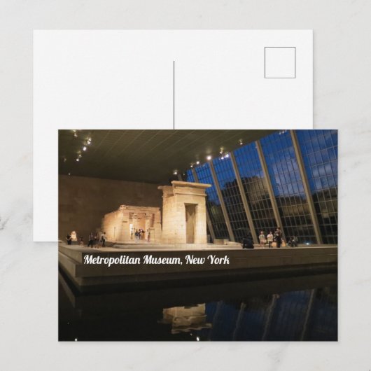 Metropolitan Museum, New York ポストカード (正面/裏面)
