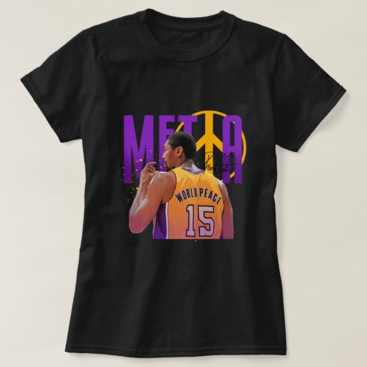 Metta World Peace   Tシャツ (デザイン正面)