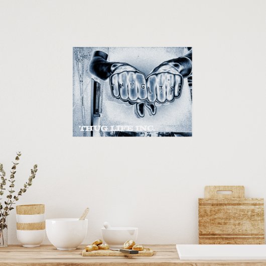 METTALIC THUG LIFE, THUG LIFE INC. ポスター (キッチン)