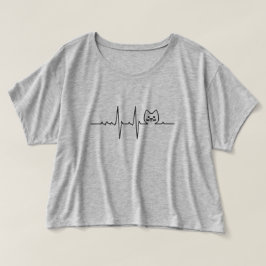 Meu Coração bate por Gato Tシャツ