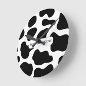 Meuh Meuh ラウンド壁時計 (傾斜)