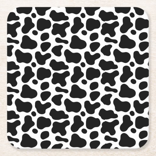 Meuh Meuh Meuh スクエアペーパーコースター (正面)