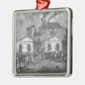 Meuxのビール醸造所1830年 メタルオーナメント (左)