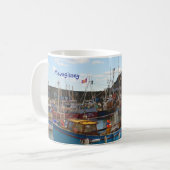 Mevagisseyコーンウォールイギリス コーヒーマグカップ (正面左)