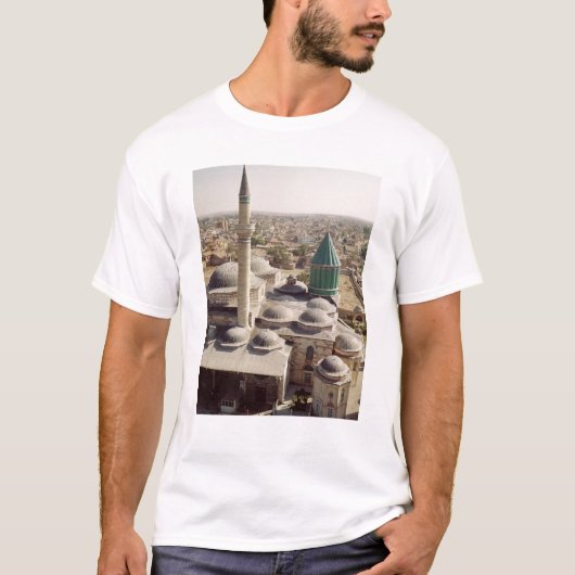Mevlana Tekkeの空中写真 Tシャツ (正面)