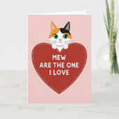 Mew Are The One I Love Cat Card カード (正面)