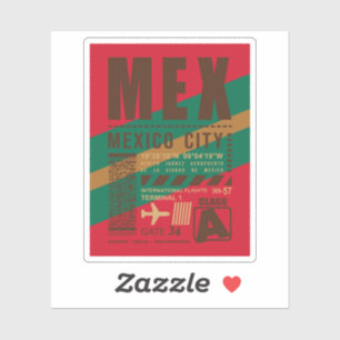 MEXメキシコシティエアポート シール
