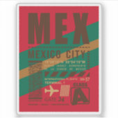 MEXメキシコシティエアポート シール (正面)