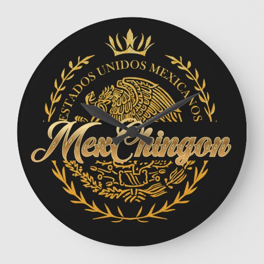 MexChingon ラージ壁時計 (正面)