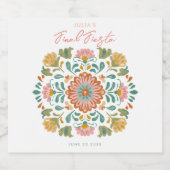 Mexical Talavera Final Fiesta スパークリングワインラベル (シングルラベル)