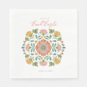 Mexical Talavera Final Fiesta Margarita スタンダードランチョンナプキン (正面)