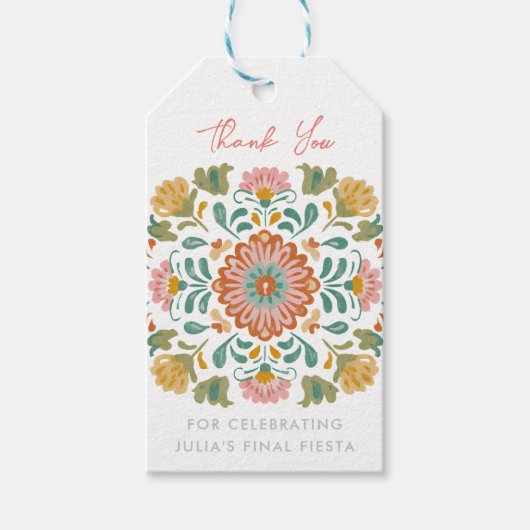 Mexical Talavera Final Fiesta Talavera ギフトタグ (正面)