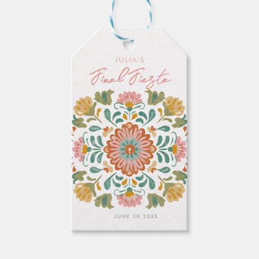 Mexical Talavera Final Fiesta Talavera ギフトタグ (正面)