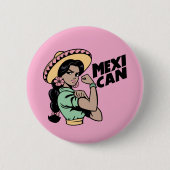 MexiCANスタンプ 缶バッジ (正面)
