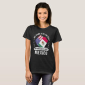 Mexican American Patriot Grown Proud My Heart is f Tシャツ (正面フル)