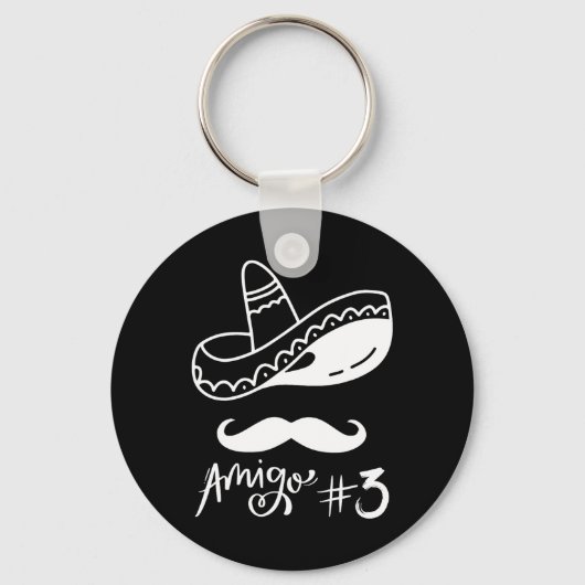 Mexican Amigo #3 Group Matching Cinco De Mayo - Ha キーホルダー (正面)
