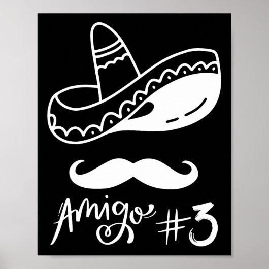 Mexican Amigo #3 Group Matching Cinco De Mayo - Ha ポスター (正面)