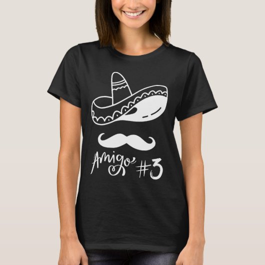 Mexican Amigo #3 Group Matching Cinco De Mayo - Ha Tシャツ (正面)