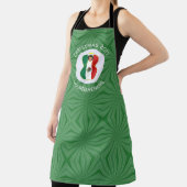 Mexican Angel Christmas Flag Personalized エプロン (インサイチュ)