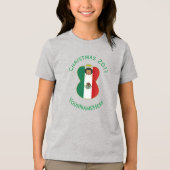 Mexican Angel Christmas Flag Personalized Boy's トライブレンドＴシャツ (正面)