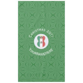 Mexican Angel Christmas Flag Personalized Text テーブルクロス (正面)