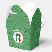 Mexican Angel Christmas Flag Personalized Text フェイバーボックス (オープン)
