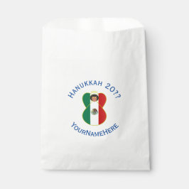 Mexican Angel Hanukkah Flag Personalized  フェイバーバッグ