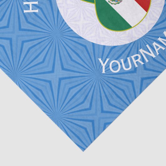 Mexican Angel Hanukkah Flag Personalized Gift 薄葉紙 (詳細)