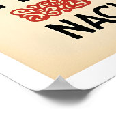 Mexican Art Print Pre-Columbian Sun Mask - Bold ポスター (角)