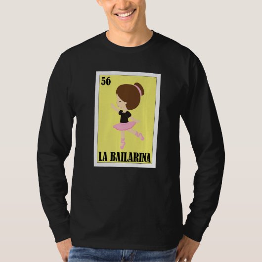 Mexican Ballet  La Bailarina  3 Tシャツ (正面)