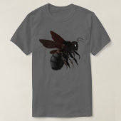 Mexican Carpenter Bee Xylocopa mexicanorum Digital Tシャツ (デザイン正面)