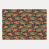 Mexican Cinco De Mayo Pattern  ラッピングペーパーシート (正面3)