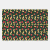 Mexican Cinco De Mayo Pattern  ラッピングペーパーシート (正面2)