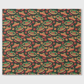 Mexican Cinco De Mayo Pattern  ラッピングペーパー (フラット)