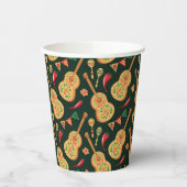 Mexican Cinco De Mayo Pattern  紙コップ (左)